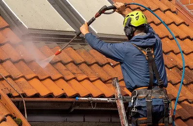 Démoussage et hydrofuge de toiture à Chaley